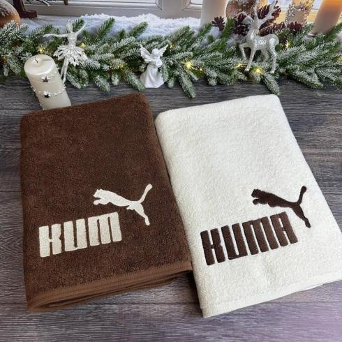 Рушник "Kum або Kuma", розмір 50*90 см, щільність 450 г/м2