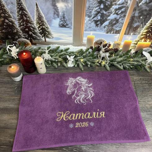 Рушник "Наталія & Євгеній", розмір 50*90 см, щільність 450 г/м2