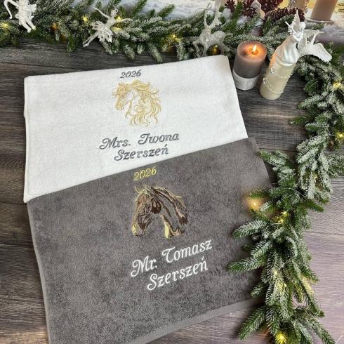 Рушник "Наталія & Євгеній", розмір 50*90 см, щільність 500 г/м2