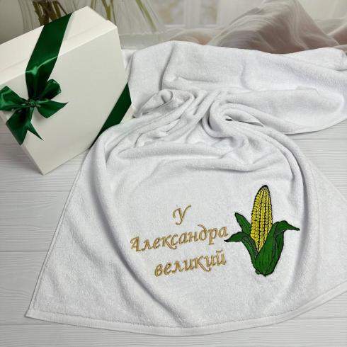 Рушник "У Олександра великий", розмір 70*140 см, щільність 500 г/м2