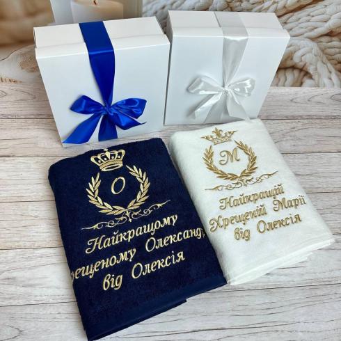 Рушник для хрещених, розмір 50*90, щільність 500 г/м2